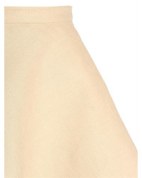 DELPOZO Asymmetric Flared Linen Skirt