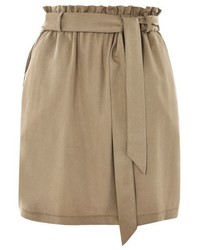 Topshop Paper Bag Tie Skirt
