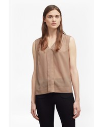 French Connection Crepe Light V Neck Top