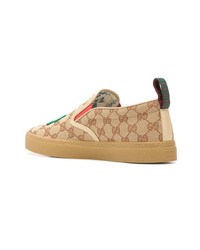 Gucci La Patch Slip On Sneakers