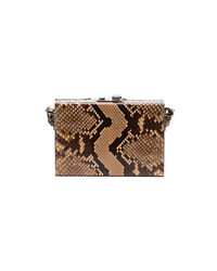 Calvin Klein 205W39nyc Brown Mini Box Python Bag