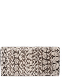 Gucci Gg Marmont Pearly Snakeskin Clutch Bag Natural