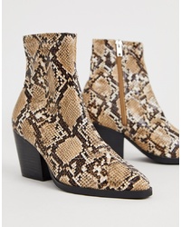 Public Desire Charlie Snake Western Boots