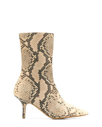 Yeezy Faux Snake Effect Boots