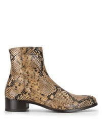 N°21 N21 Snake Effect Ankle Boots