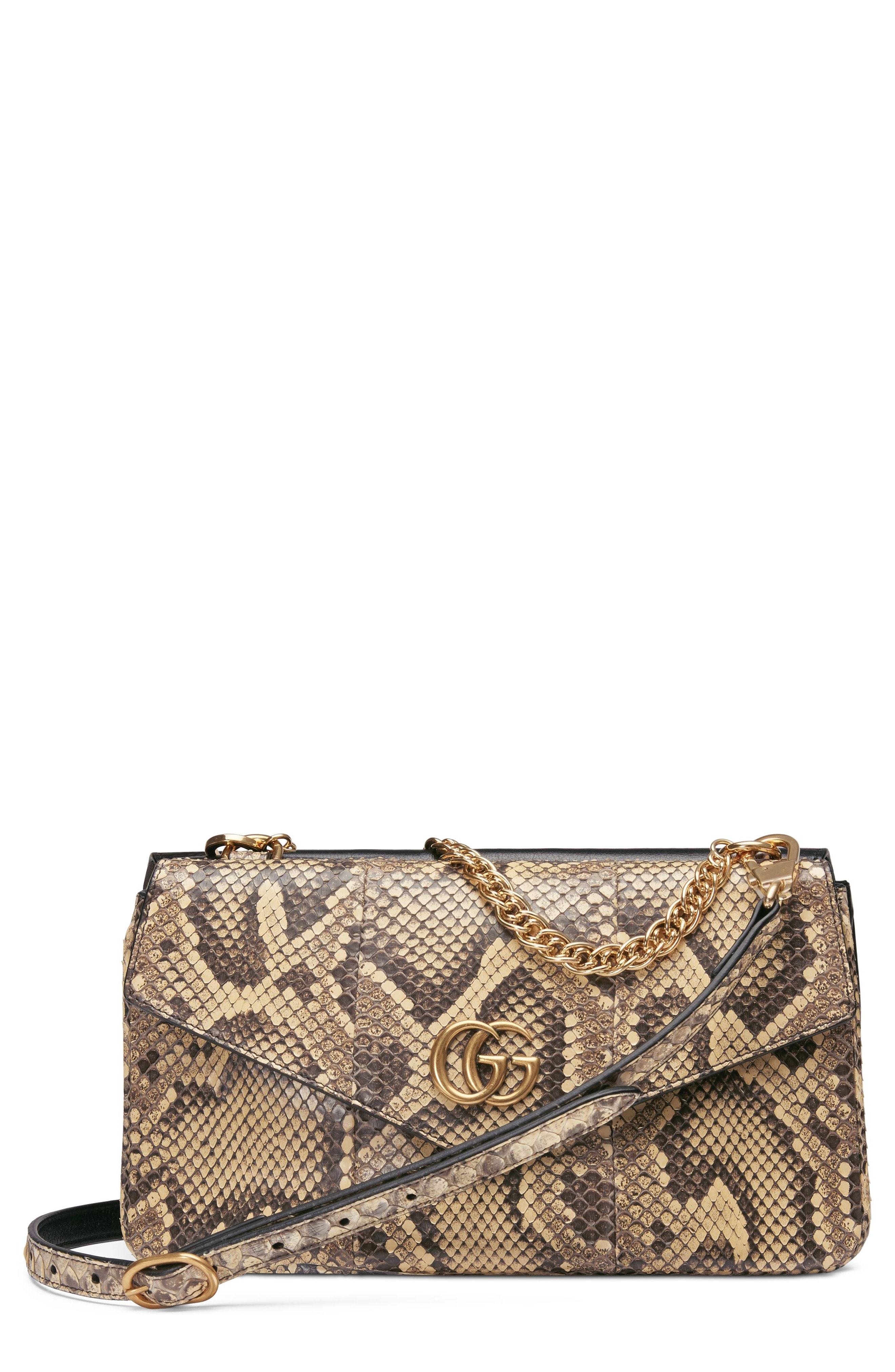Gucci Multicolor Python Leather Flap Chain Shoulder Bag Gucci | TLC