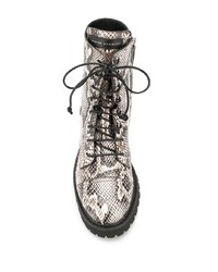 Giuseppe Zanotti Snakeskin Effect Boots
