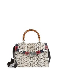 Gucci Medium Minerva Genuine Snakeskin Bag