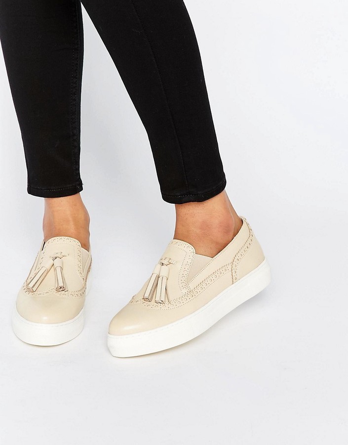 Dune Elli Brogue Sneakers, $76 | Asos | Lookastic