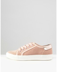Faith Nude Lace Up Sneakers