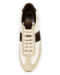 Tom Ford Orford Colorblock Trainer Sneakers Brown