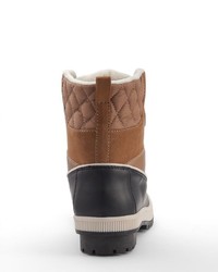 Totes Laurie Quilted Lace Up Waterproof Winter Boots
