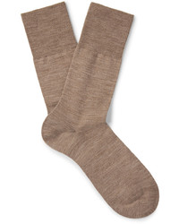 Falke Airport Mlange Virgin Wool Blend Socks