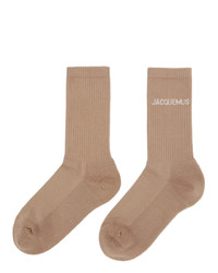 Jacquemus Beige Les Chaussettes Socks