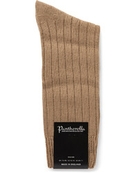 Pantherella Packington Ribbed Merino Wool Blend Socks