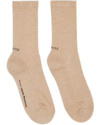 SOCKSSS Two Pack Beige Socks