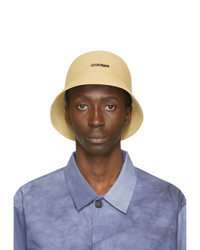 Tan Straw Bucket Hats for Men | Lookastic