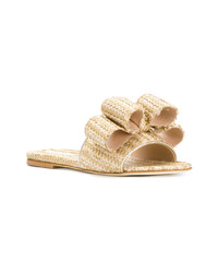 Polly Plume Bow Front Weaved Sandals