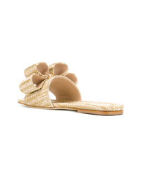Polly Plume Bow Front Weaved Sandals