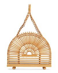 Cult Gaia Mini Dome Bamboo Handbag