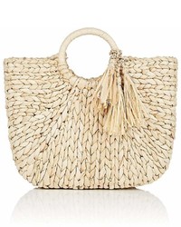 Barneys New York Small Straw Tote Bag