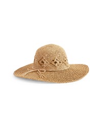 Nordstrom Diamond Weave Floppy Sun Hat