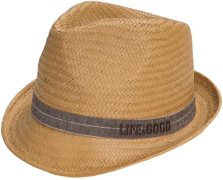 Mens Summer Hat Natural Tan Straw Fedora JU919 JU925