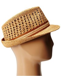 Tommy Bahama Vent Crochet Raffia Fedora Fedora Hats