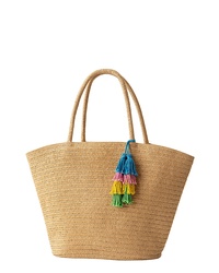 Cathy's Concepts Cathys Customs Monogram Straw Tote