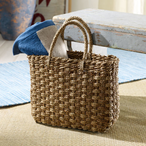 ralph lauren straw tote bag