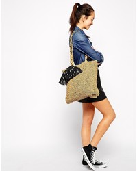 Roxy Straw Shopper Bag