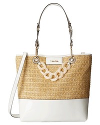 Calvin Klein Straw Unlined Tote