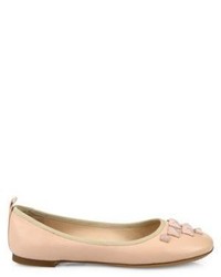 Marc Jacobs Cleo Studded Leather Ballet Flats