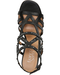 Franco Sarto Calesta Strappy Embellished Sandals Shoes