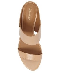 Calvin Klein Phyllis Studded Wedge Sandal