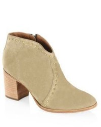 Frye Nora Studded Suede Ankle Boots