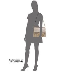 Chloé Chloe Faye Medium Studded Circle Leather Suede Shoulder Bag