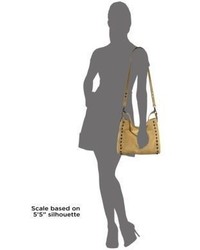 Loeffler Randall Sienna Studded Suede Shoulder Bag