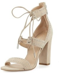 Dawn Studded Strappy Sandal Light Natural