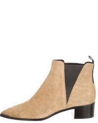 Acne Studios Acne Suede Pointed Toe Ankle Boots