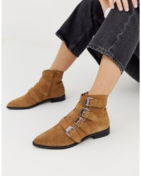 ASOS DESIGN Alissa Leather D Boots Suede