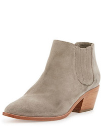 Joie Barlow Suede Pointed Toe Bootie Dove