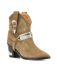 Toga Cowboy Ankle Boots