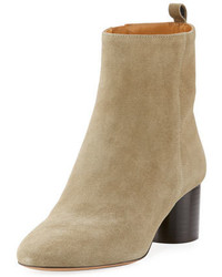 Isabel Marant Deyissa Suede Ankle Boot Taupe