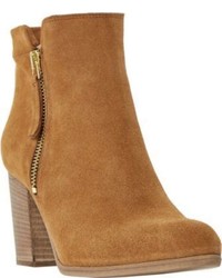 dune tan suede ankle boots