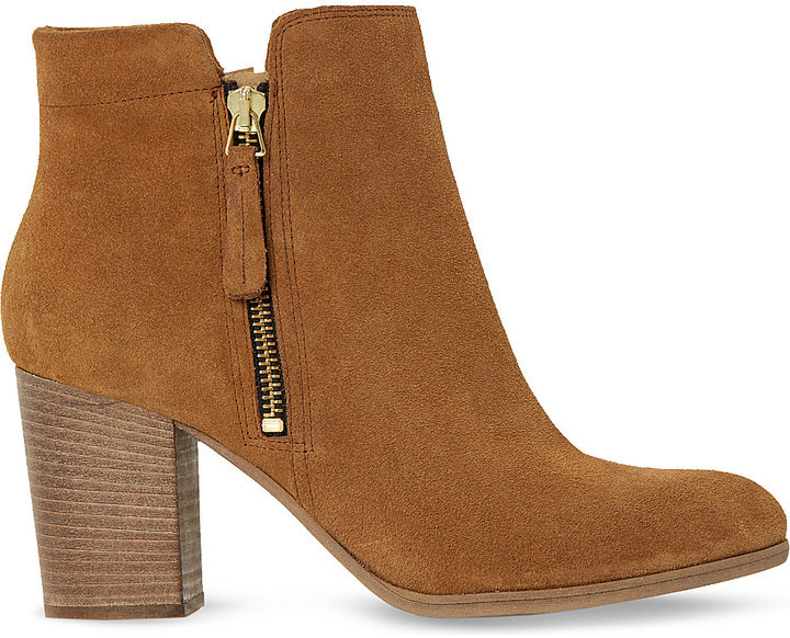 dune tan ankle boots