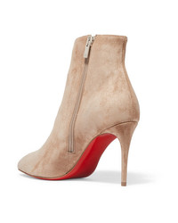 Christian Louboutin Eloise 85 Suede Ankle Boots
