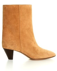 Etoile Isabel Marant Isabel Marant Toile Dyna Cone Heel Suede Ankle Boots