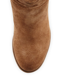 See by Chloe Jona Slouchy Suede Bootie Stucco Tan