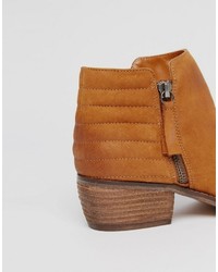 Dune Petrie Tan Suede Ankle Boot